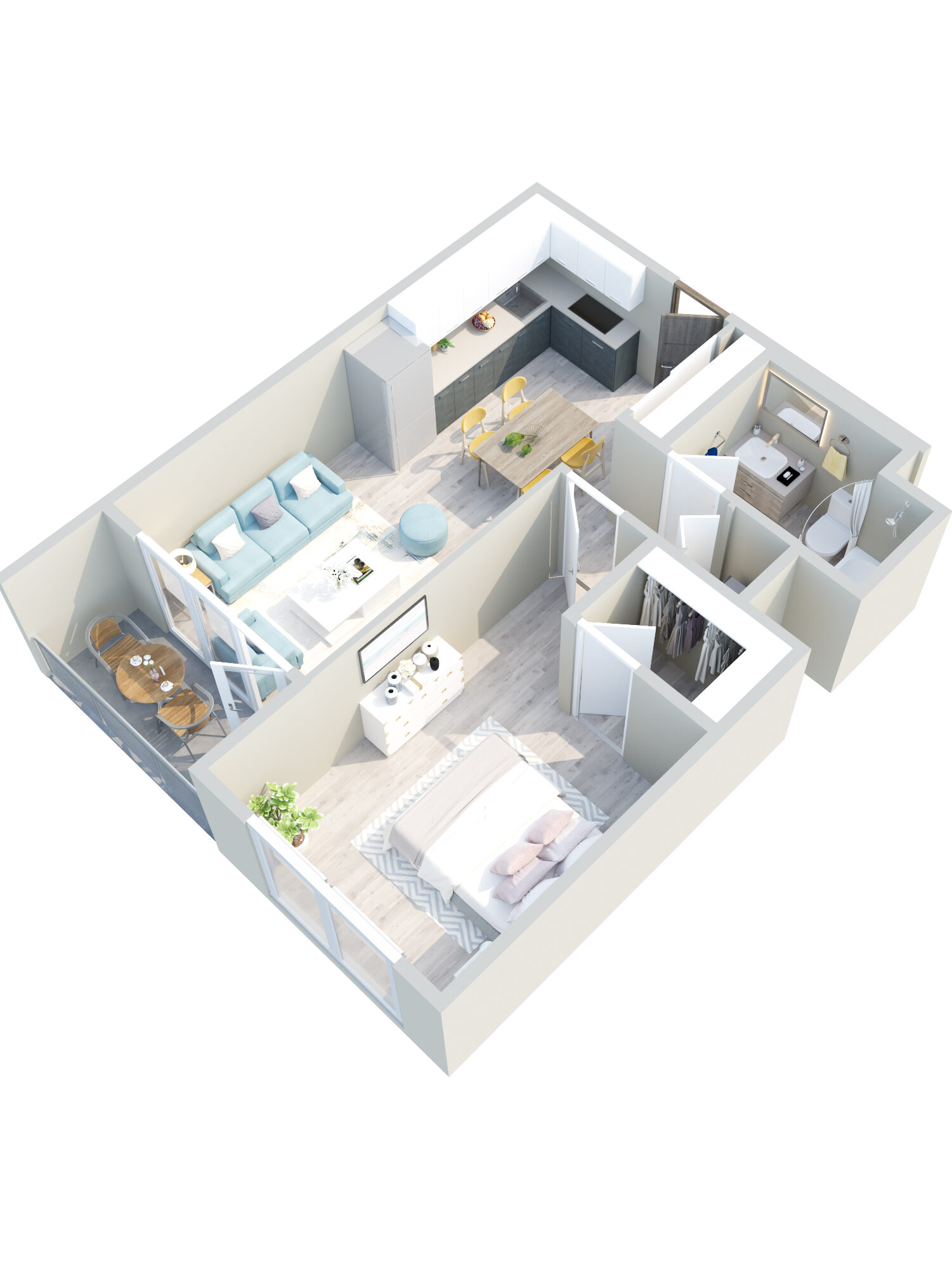 Floorplan D Angled